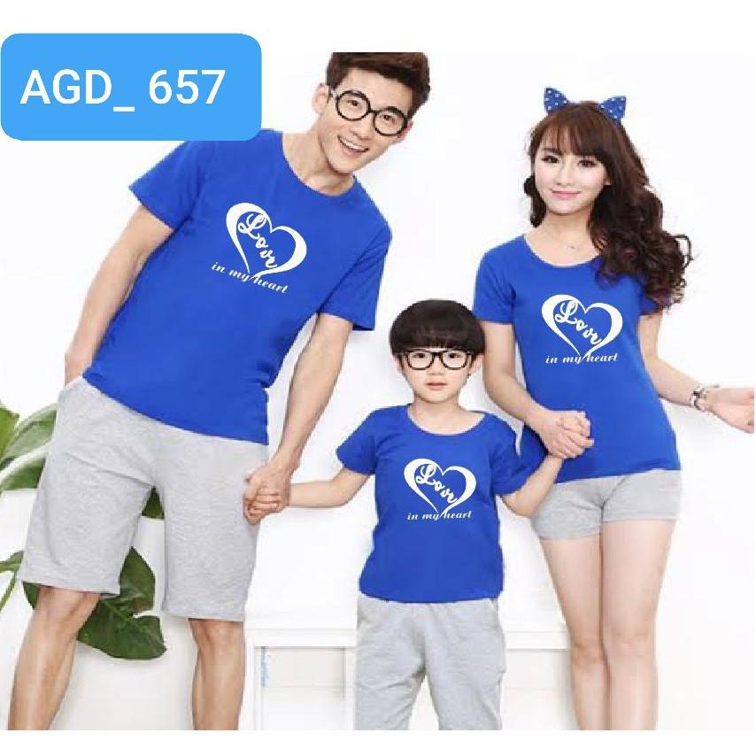 Áo mẫu trái tim có 3 màu áo đỏ, đen, xanh coban - MÃ AGD657