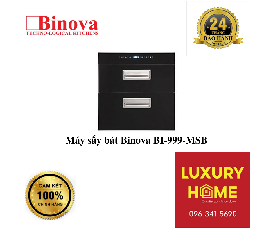 Máy sấy bát Binova BI-999-MSB - Hàng chính hãng