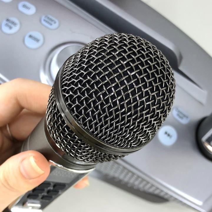 Loa Bluetooth kèm micro hát karaoke Không dây JVJ SD306 PLUS bản 2020 - Hàng Chính Hãng
