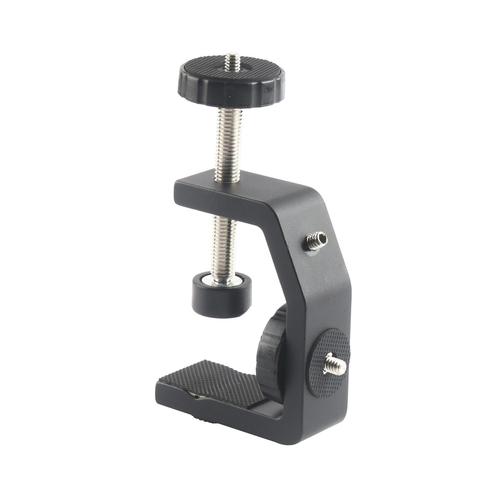 Portable clamp Desktop Mount for Camera Holder Stand Photography Aluminum
