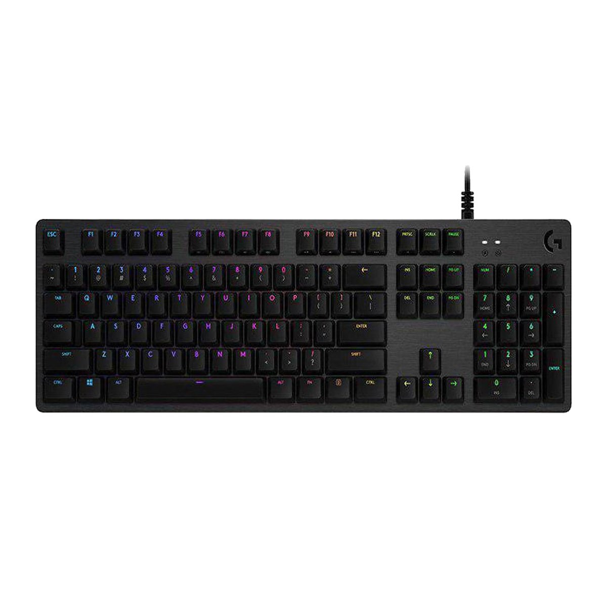 Bàn phím game cơ học Logitech G512 - RGB Lightsync, 3 loại GX Switch, vật liệu cải tiến, cổng USB 2.0 - Hàng chính hãng