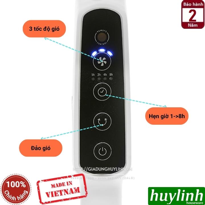 Quạt đứng Turbo Life Tefal VH659690 - 55W - Có Remote - Sản xuất tại Việt Nam - Hàng chính hãng