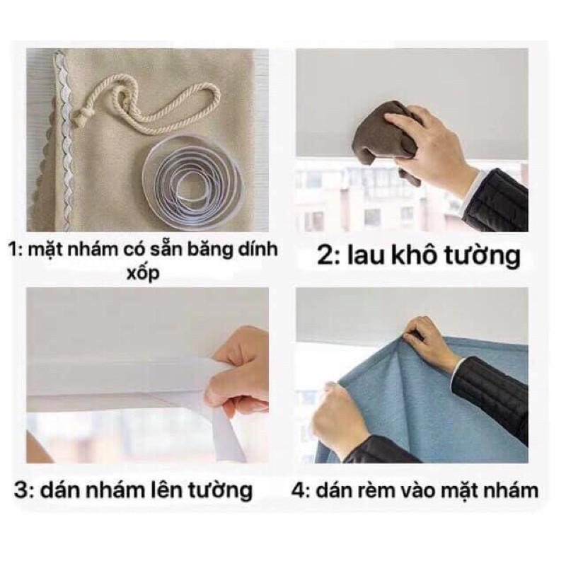 Rèm cửa sổ - Rèm dán tường - Vệ sinh Rèm dễ dàng tại nhà