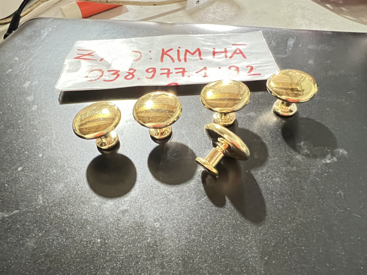 Núm tròn ngăn kéo vàng trơn chất liệu hợp kim nhôm cao cấp, núm tủ,núm Tủ Ngăn Kéo , Núm Cửa Tủ Gỗ, Tay Nắm