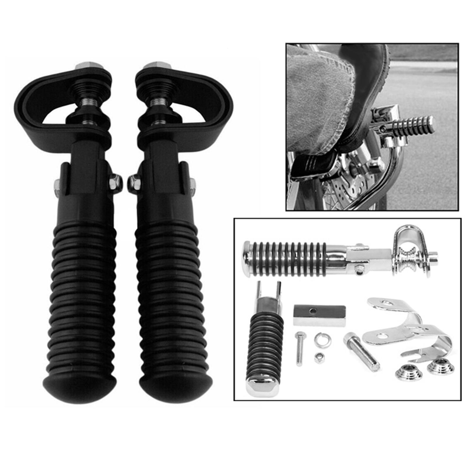 Universal Motorbike Foot Rests Replace Black