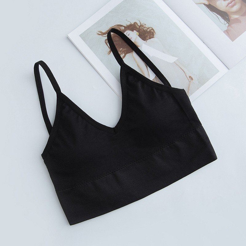Áo bra chữ U Cotton THUN GÂN Mềm Mại, mút nâng ngực dày đẹp, Không Gọng Cao Cấp hàng xuất Nhật