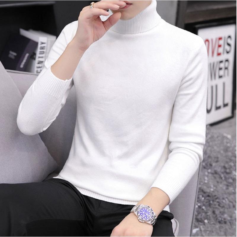 Áo len nam cao cổ thời trang nam Menswear , Áo len cổ lọ vặn thừng nhỏ mềm mại, ấm áp với phong cách hàn quốc