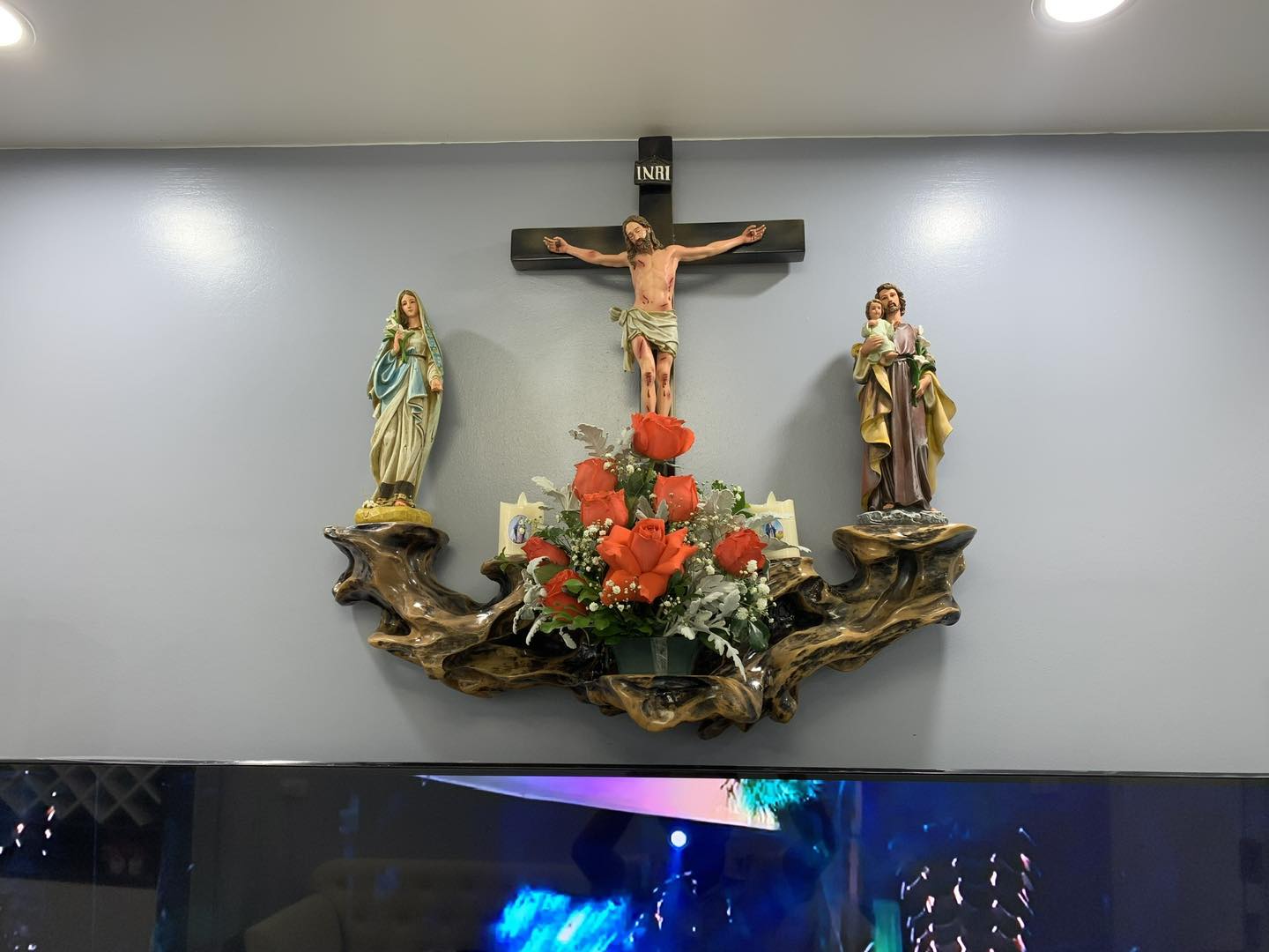 Bộ Tượng Bàn Thờ Chúa cao 30 cm - B002
