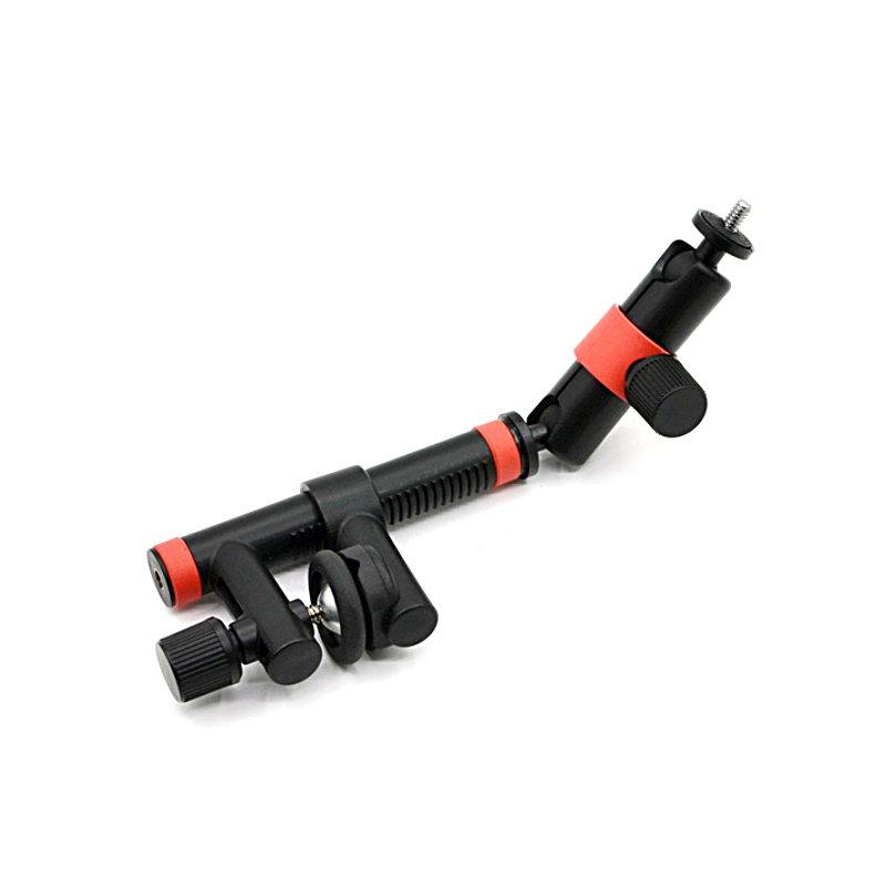 Kẹp Action Clamp with Locking Arm (Dùng cho Gopro, Osmo Action, Sjcam...)