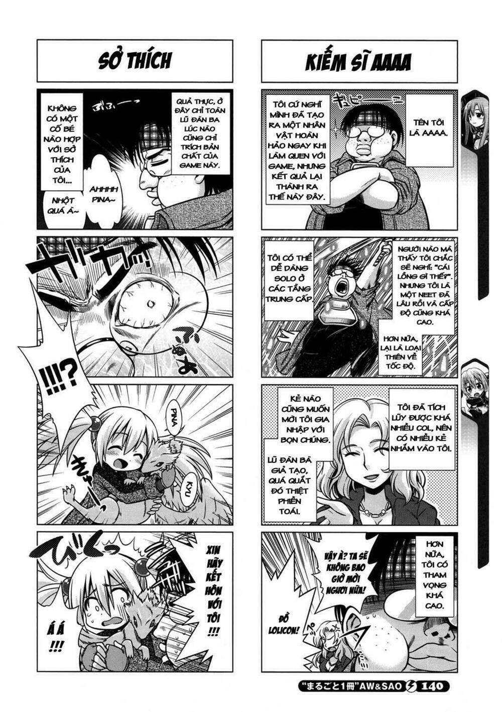 swort art online - 4koma chapter 6 3