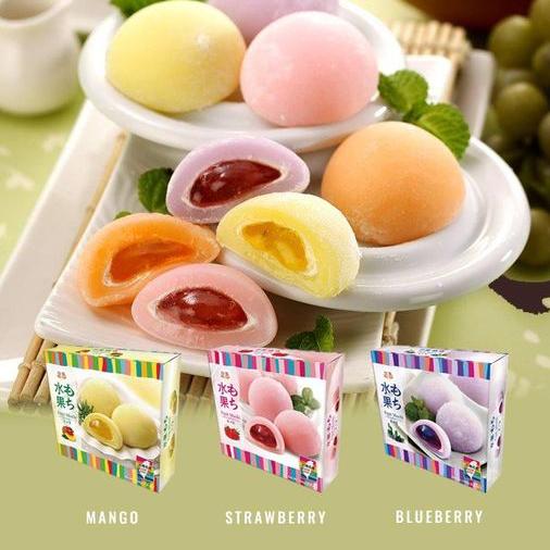 Bánh Mochi dâu tây ăn vặt Đài Loan 132g An Gia Sweets & Snacks