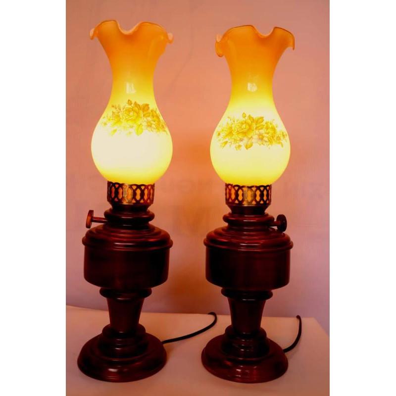 ĐÈN THỜ GỖ GỤ BÓNG SÁNG, MỜ BÓNG HOA KIỂU HOA KỲ