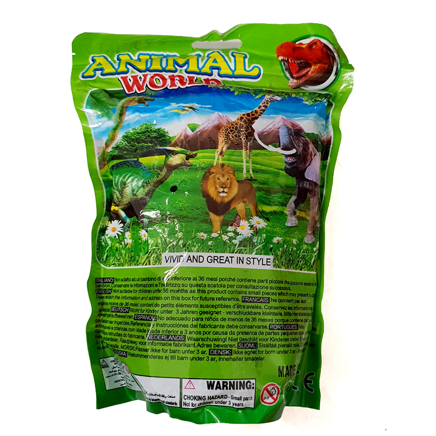 Mô hình thế giới động vật 60 chi tiết New4all ANIMAL WORLD cho bé trên 3 tuổi