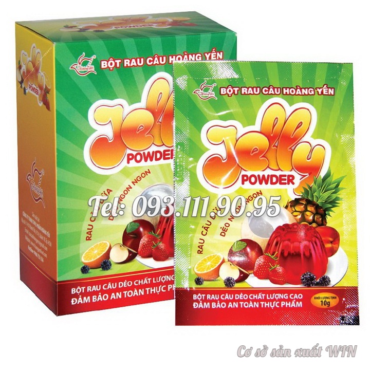 Bột rau câu 3D, rau câu 4D - Bịch 10 gram – Mã số 1971