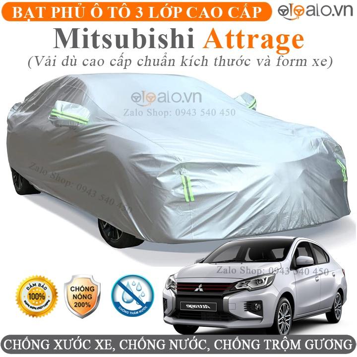 Bạt phủ xe ô tô Mitsubishi Cao Cấp 3 Lớp Chống Nắng Nóng Chống Nước Chống xước - OTOALO