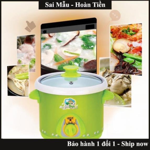 Nồi Nấu Cháo Chậm Cho Bé 1.5l Tiện Lợi Đa Năng Bảo Hành Uy Tín