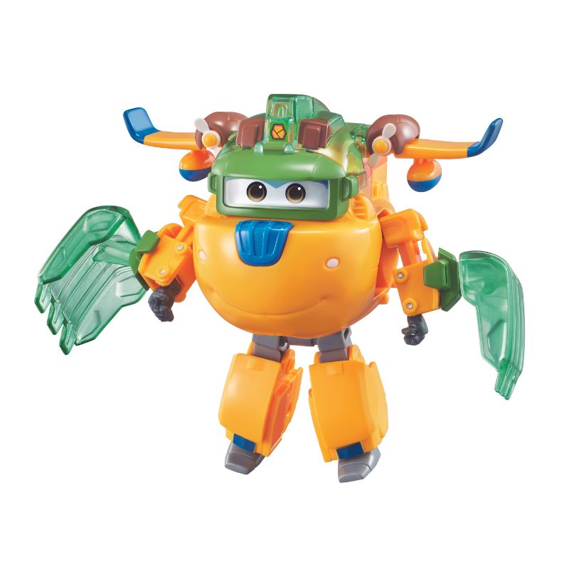 Đồ Chơi SUPERWINGS Robot Biến Hình Siêu Vệ Binh Donnie Thông Minh Và Quả Bóng Sức Mạnh Đất YW760966