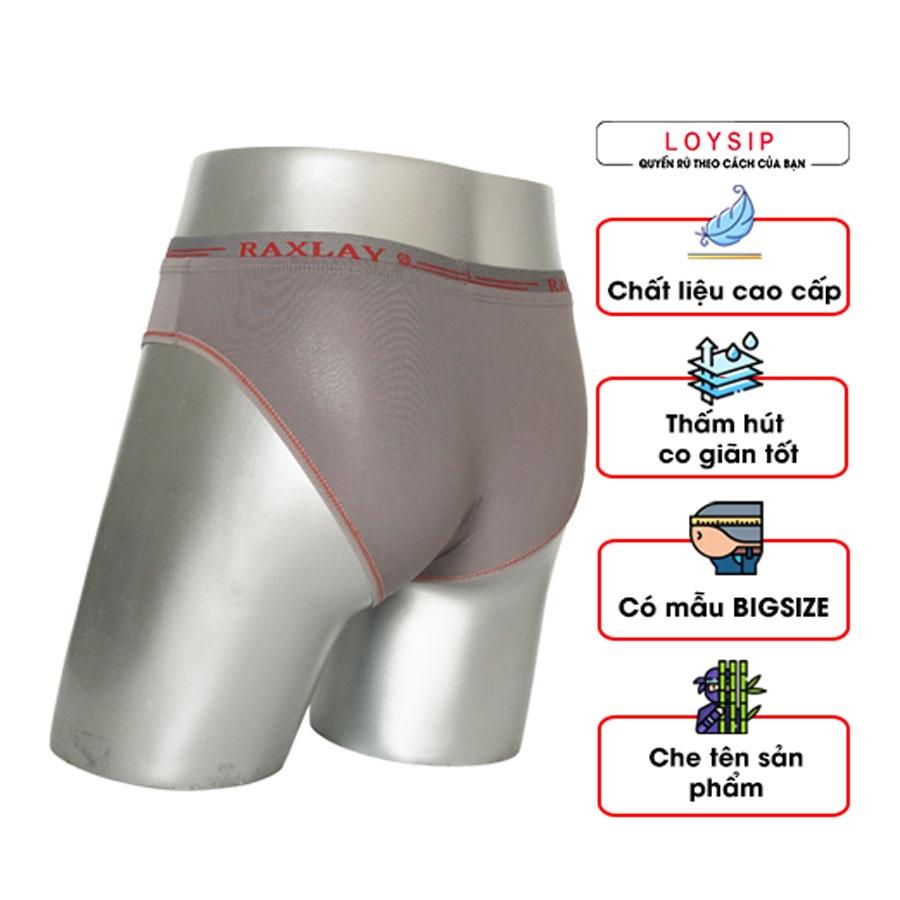 Quần lót nam tam giác thun lạnh - Quần sịp chéo nam bản lưng nhỏ cao cấp, co giãn và thấm hút tốt