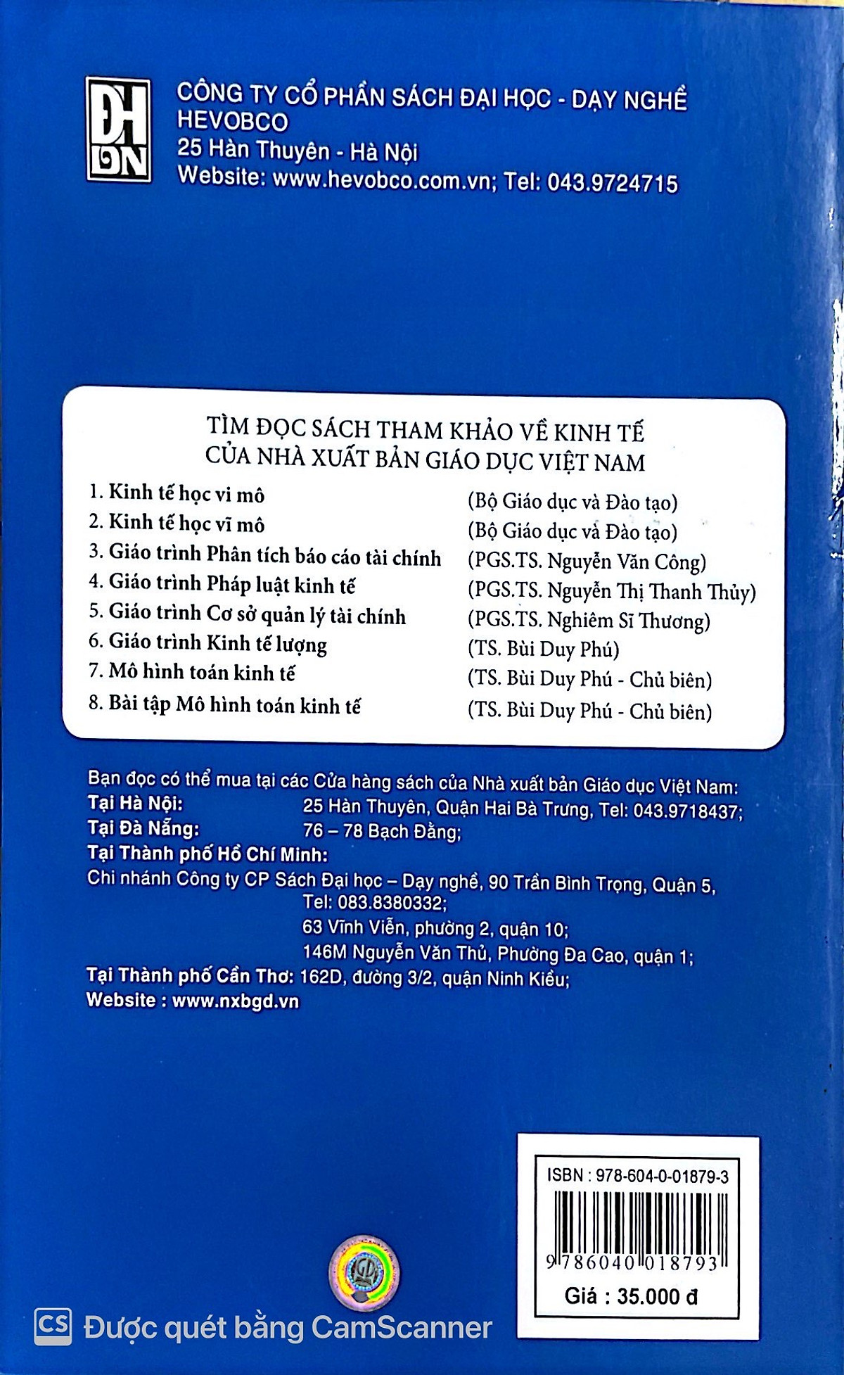 Mô hình toán kinh tế (Dành cho sinh viên các trường cao đẳng, đại học khối Kinh tế)