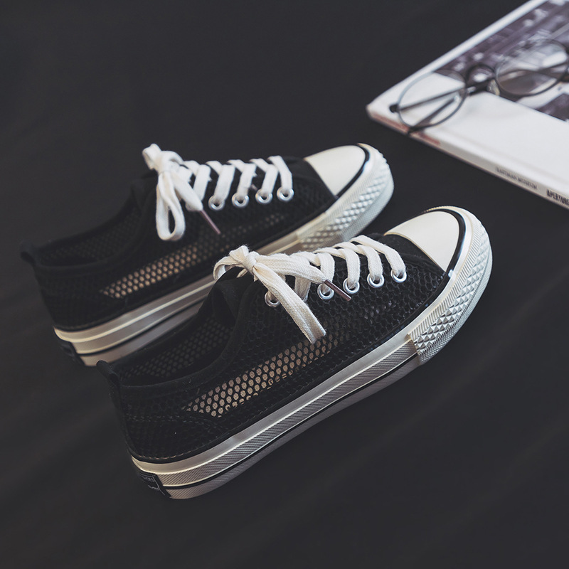 Giày sneaker thể thao dạng lưới thoáng khí, năng động, phong cách M8036
