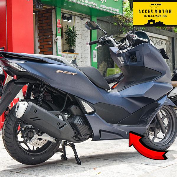 Lườn phải Honda PCX 160 màu xanh nhám chính hãng 64431-K1Z-J10ZJ