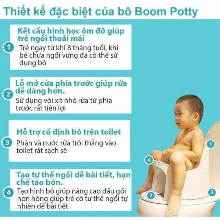 Boom Potty - Bô rửa vệ sinh đa năng cho bé