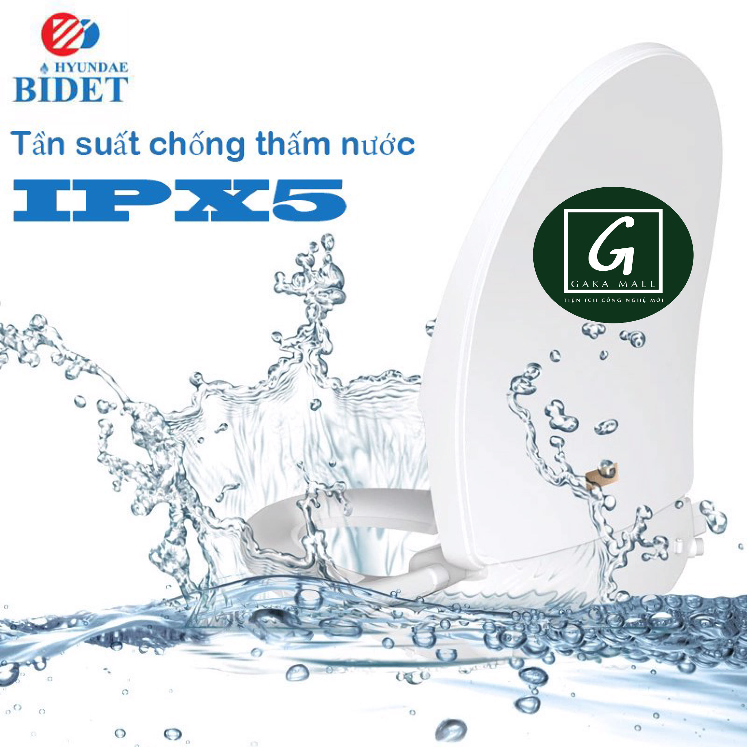 Nắp Bồn Cầu Điện Tử Thông Minh LB625/HB220 Nhập Khẩu Hàn Quốc, bảng điều khiển Tiếng Việt, BH 3 Năm Chống Nước IPX5, Sưởi Bệt Sấy Khô