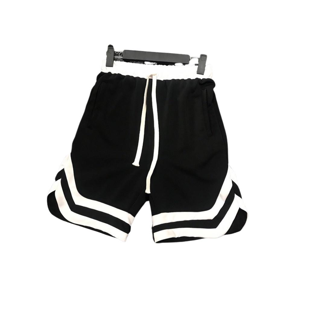 Quần Short boli 2v thể thao nam nữ - Sọt Lững Kiểu Dáng Thể Thao Unisex hai Màu Đen,trắng 05x..