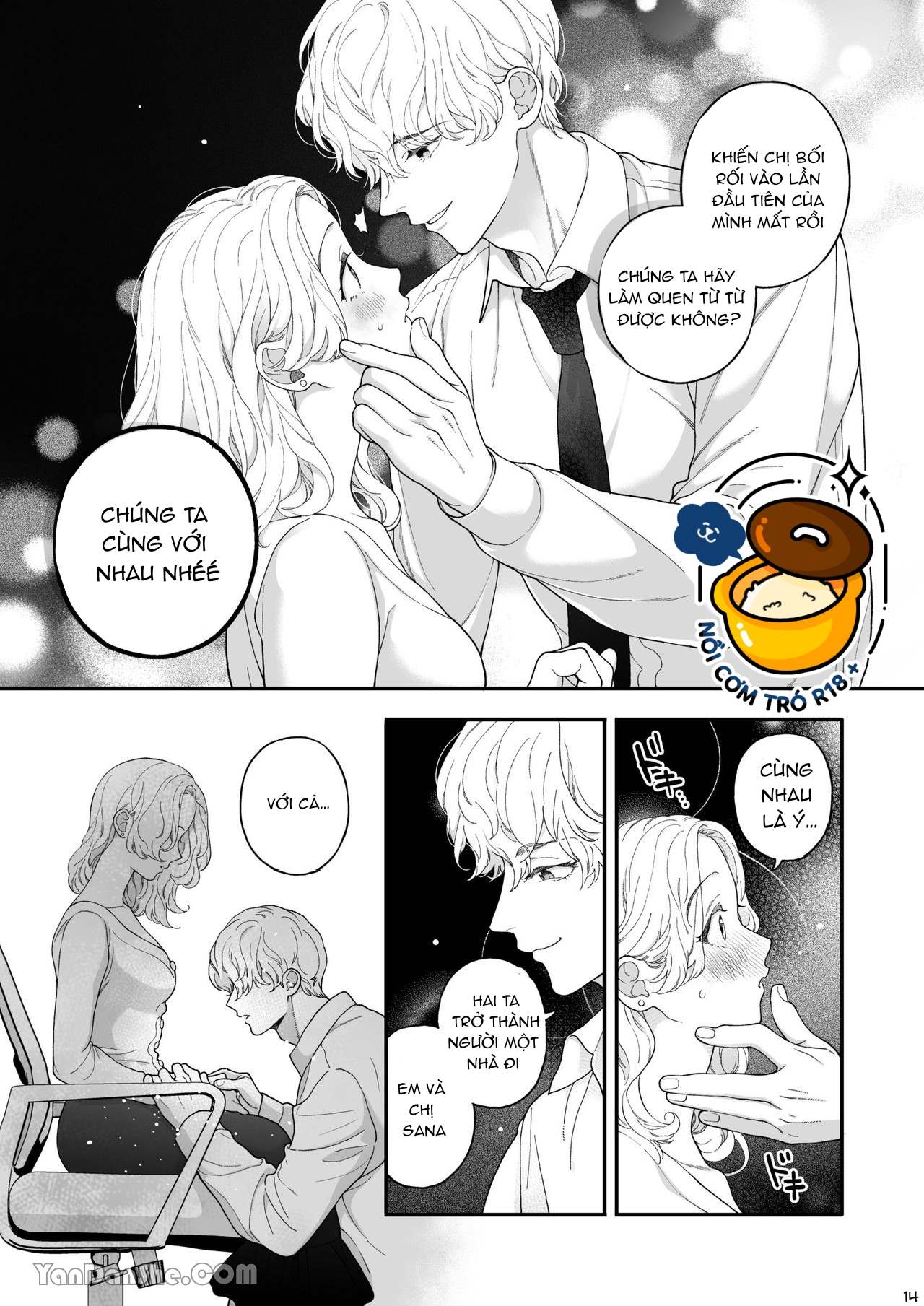 rõ ràng là cô gái vậy mà lại để học sinh cũ dạy mình lần đầu tiên chapter 2 3