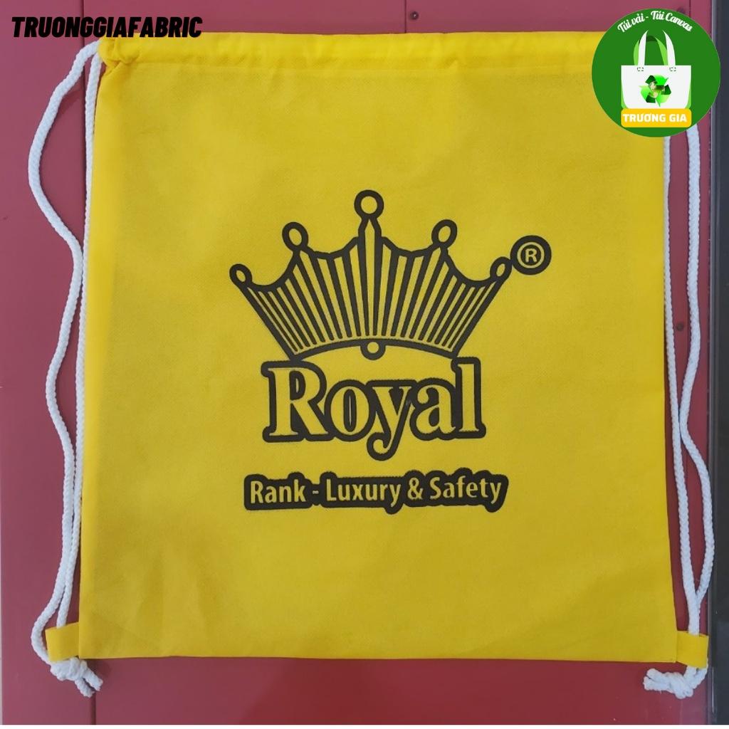 Túi Vải Không Dệt May Dây Rút dáng thể thao in hình vương hiện Trương Gia Túi Vải - Túi Canvas