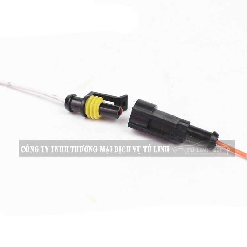 Đầu cút jack, giắc nối dây điện chống nước dùng cho xe máy, ô tô