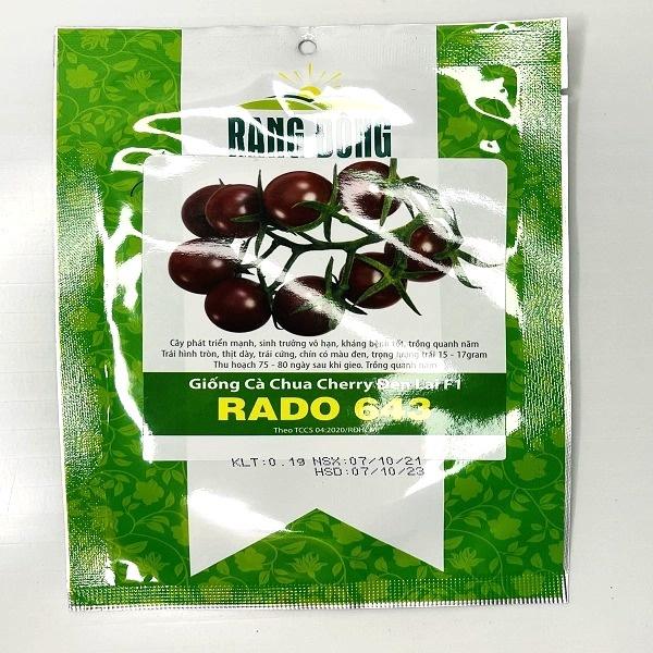 Hạt giống cà chua cherry đen lai F1 RADO 643 9