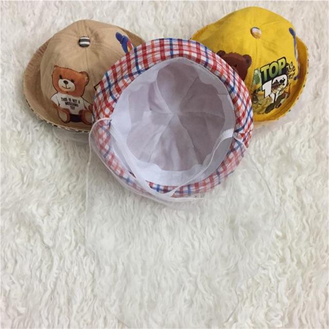 Mũ khăn 1 màu cho bé trai