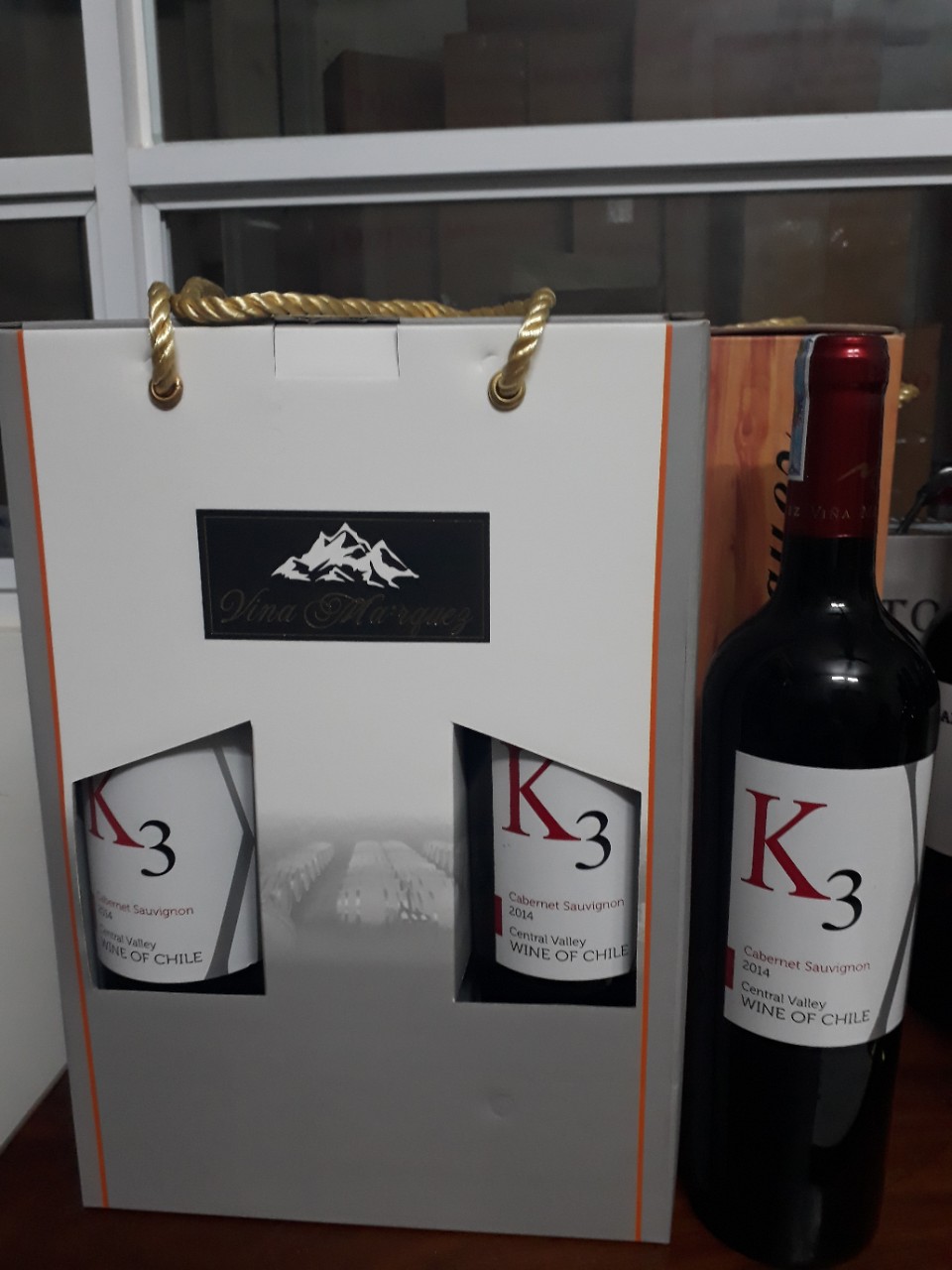 Rượu vang Chile K3 Cabernet Sauvignon