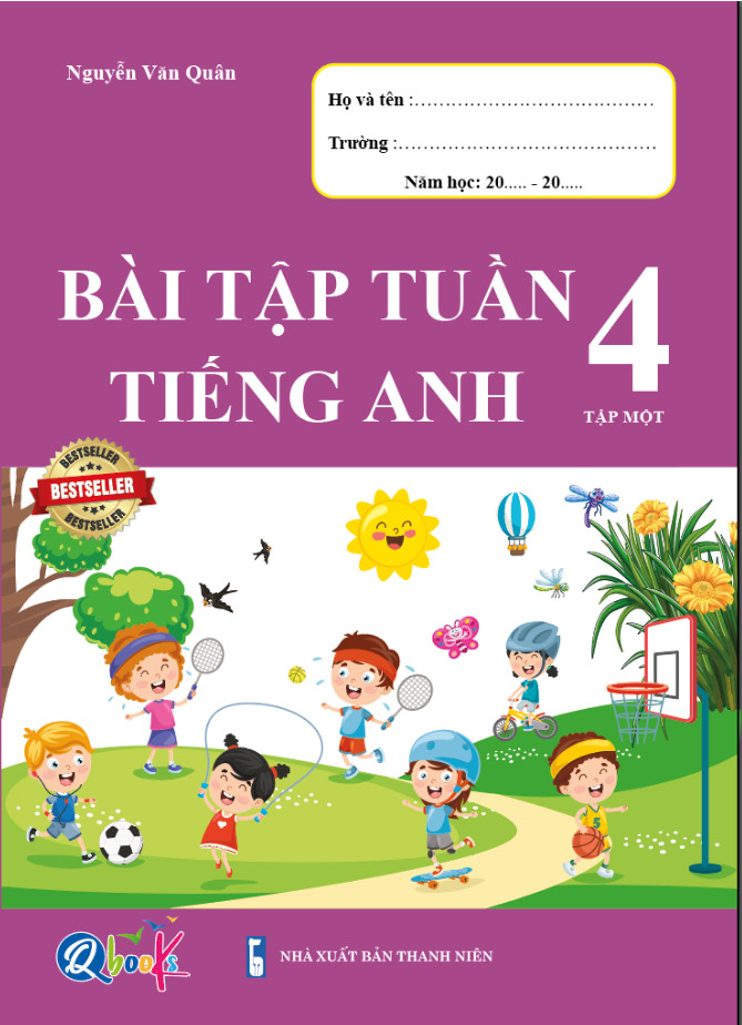 QB - bài tập tuần tiếng anh 4/1