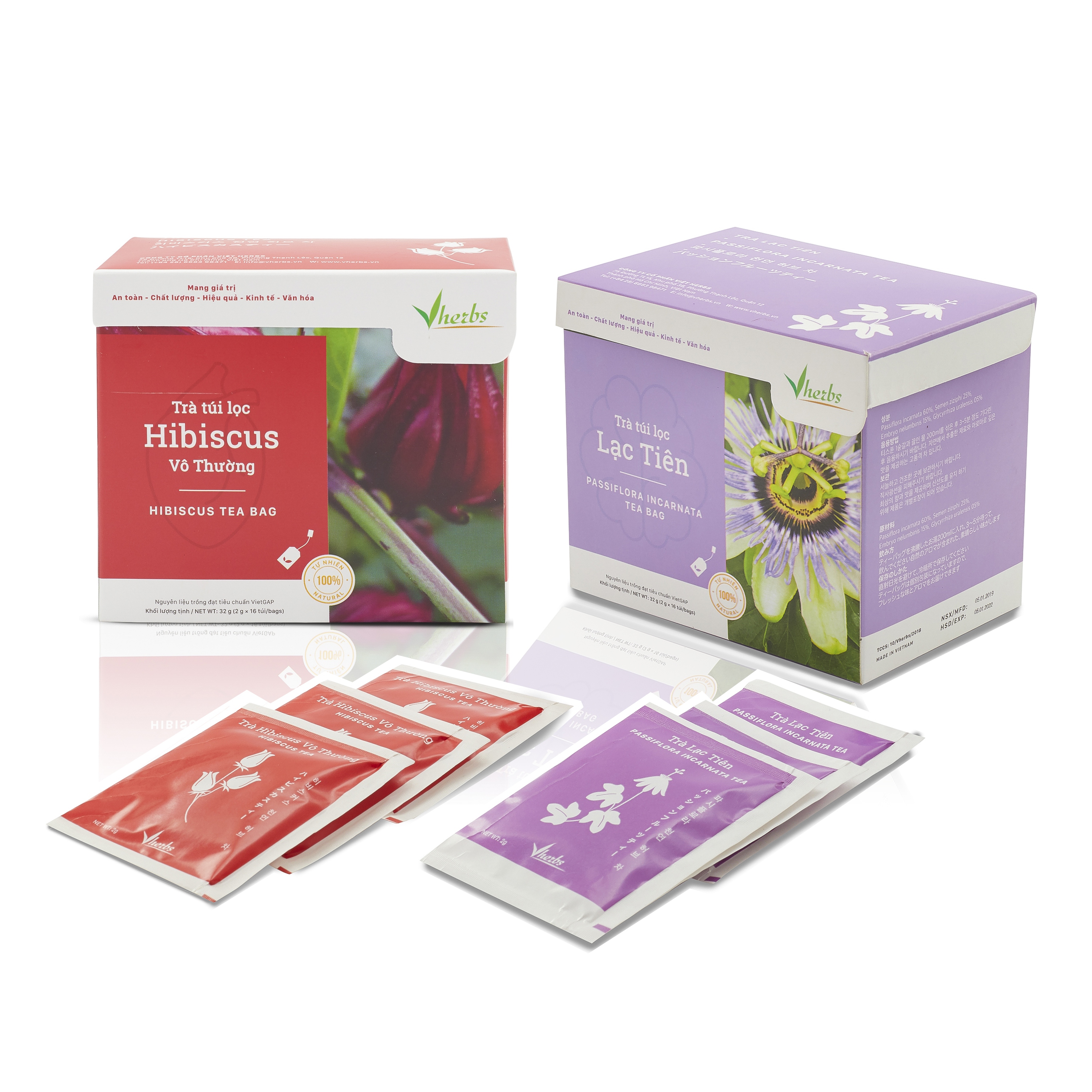 Combo TRÀ HIBISCUS VÔ THƯỜNG giúp giảm cân và TRÀ LẠC TIÊN giúp ngủ ngon