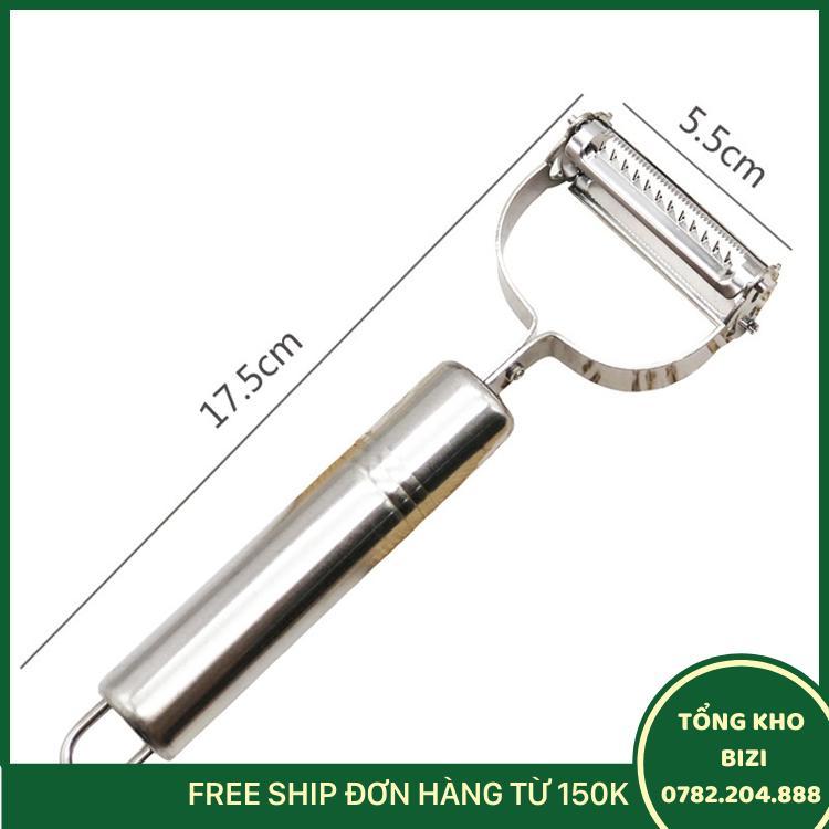 Dụng Cụ Gọt Nạo Vỏ Trái Cây, Củ Quả Inox - Free Ship Toàn Quốc