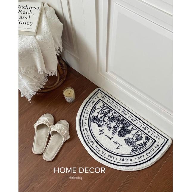 Thảm Decor Phong Cách Mới Chất Lông Mềm Có Lớp Chống Trượt_shinbedding