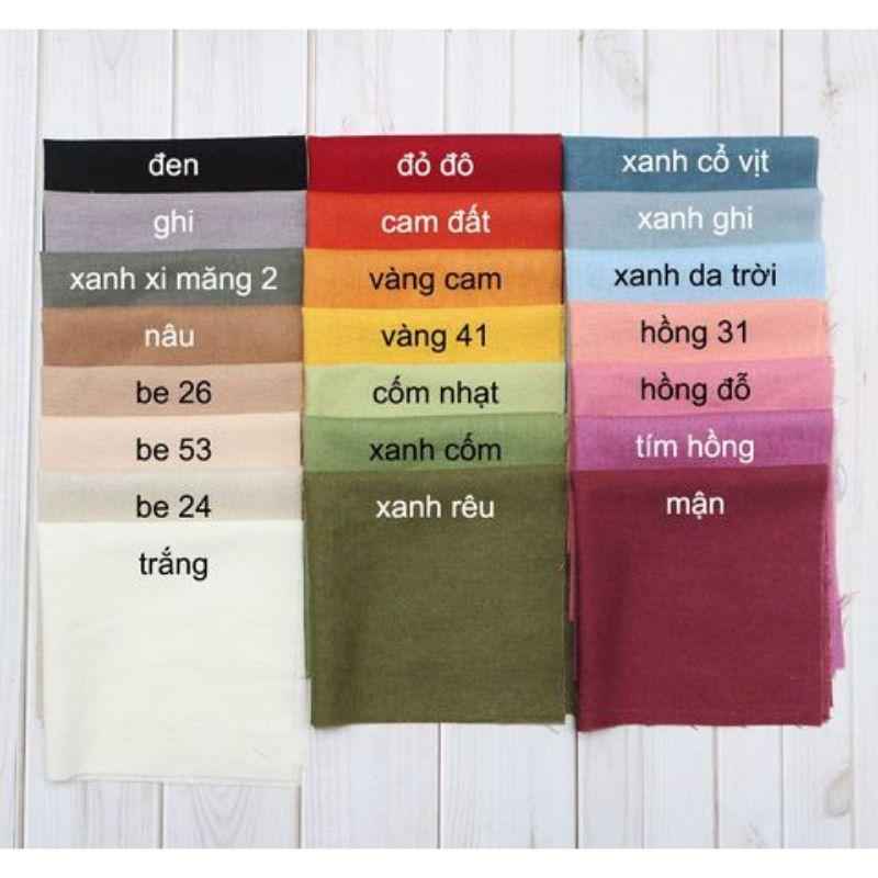 VẢI LINEN TỰ NHIÊN DÙNG LÀM ĐỒ HANDMADE