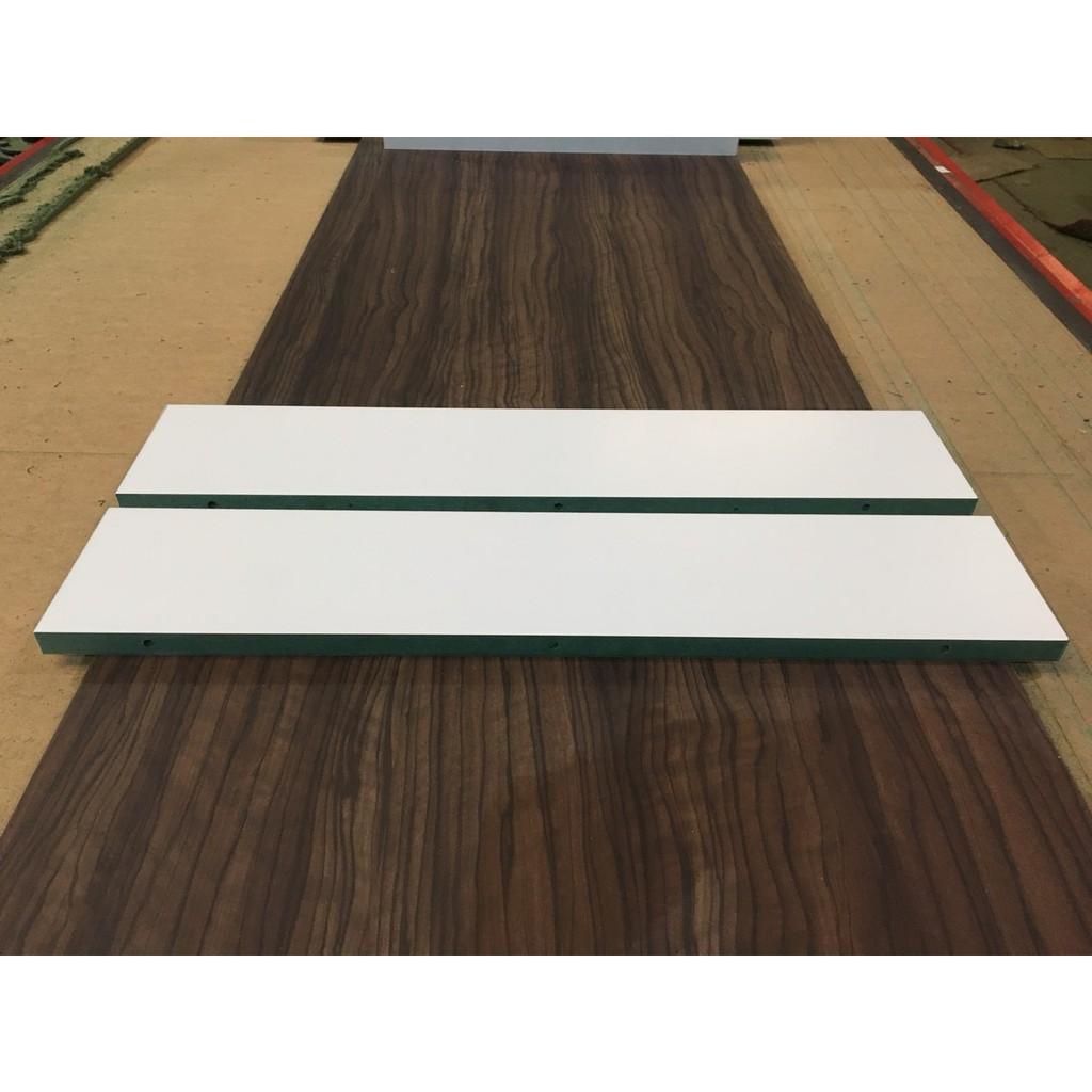 Combo 2 thanh Kệ gỗ treo tường kích thước 600x150mm, kèm phụ kiện lắp ráp