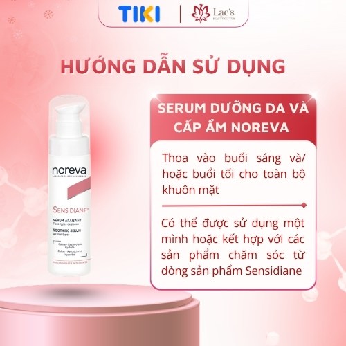 Serum dưỡng da và cấp ẩm Noreva Sensidiane Soothing Serum 30ML