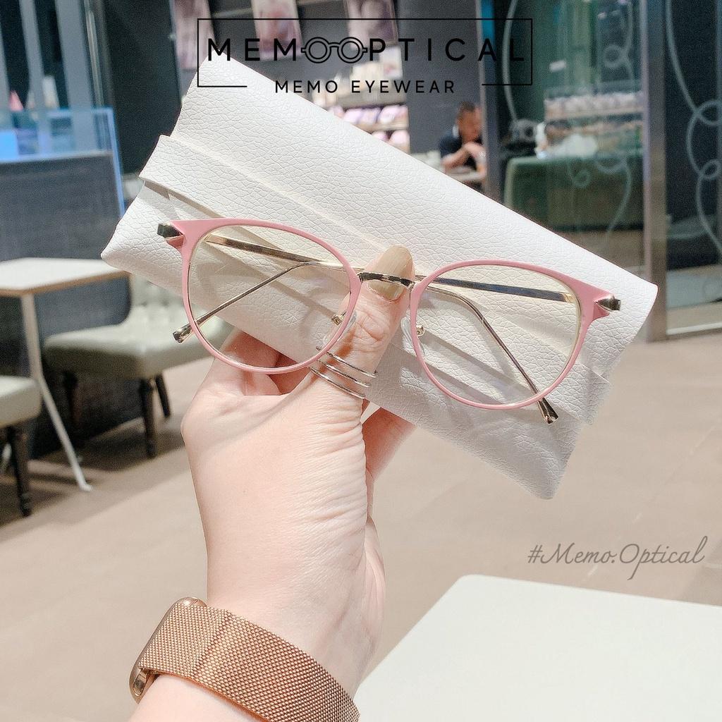 Gọng Kính Nam Nữ Kim Loại Phong Cách SD324 Vintage Memo Optical- Hồng Cá Tính