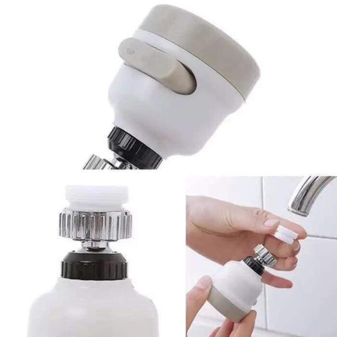 ĐẦU VÒI NƯỚC TĂNG ÁP XOAY 360 3 CHẾ ĐỘ XẢ NƯỚC