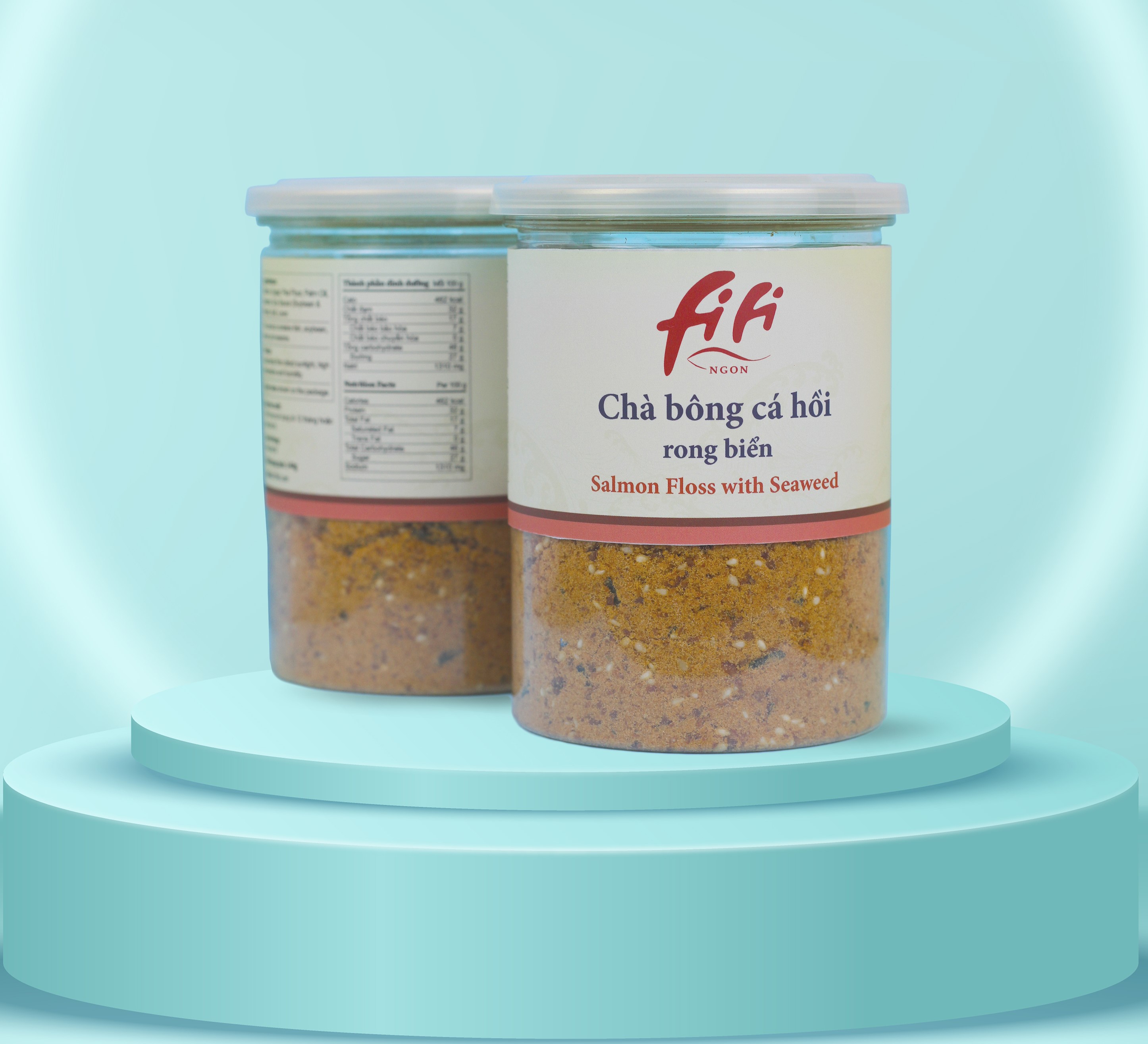 Chà Bông Cá Hồi Rong Biển (Salmon Floss with Seaweed)