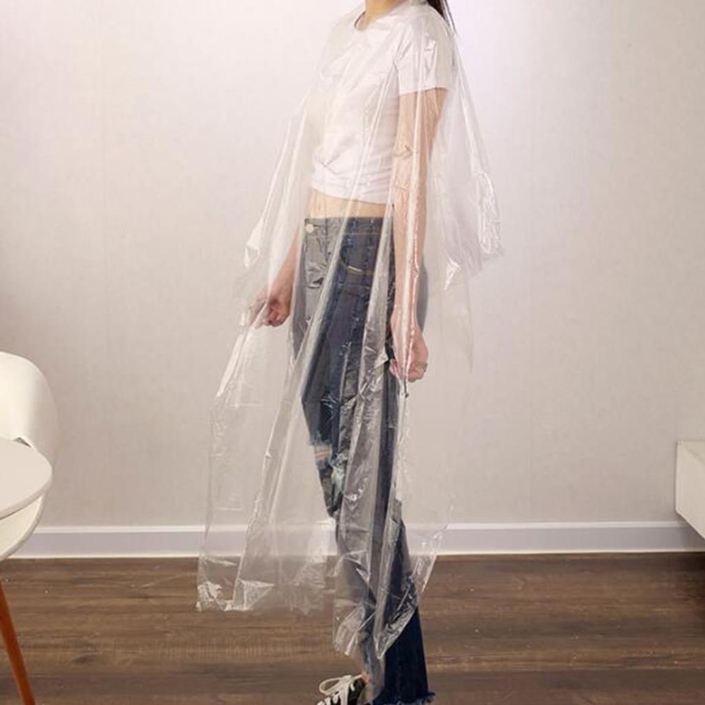 500PCS Disposable Hairdressing Capes Barber Adjustable Dyeing Apron 2 Size