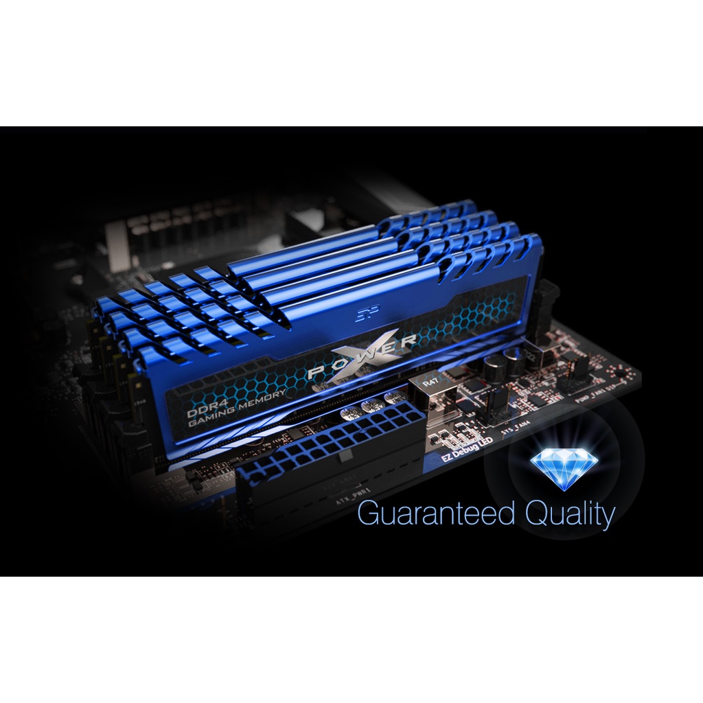 Bộ nhớ RAM Silicon Power XPOWER Turbine 8GB/16GB DDR4 3200MHz cho Gaming Đồ họa - Hàng chính hãng