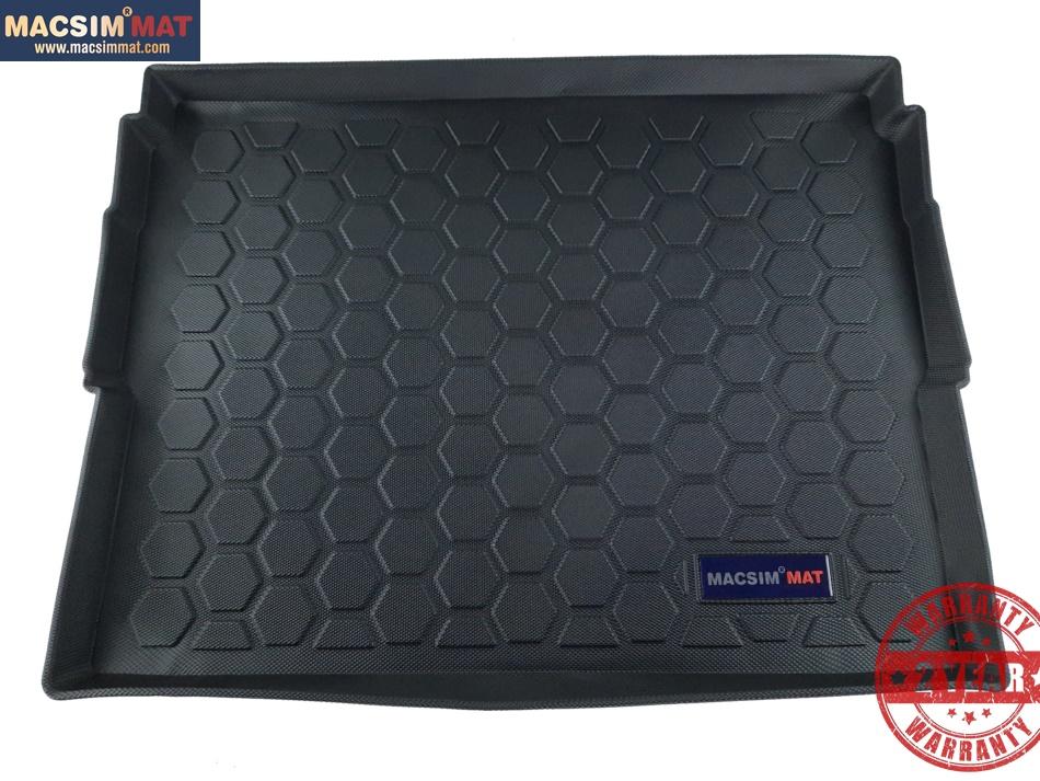 Thảm lót cốp Peugeot 3008 2013-2015 nhãn hiệu Macsim chất liệu TPV cao cấp màu đen