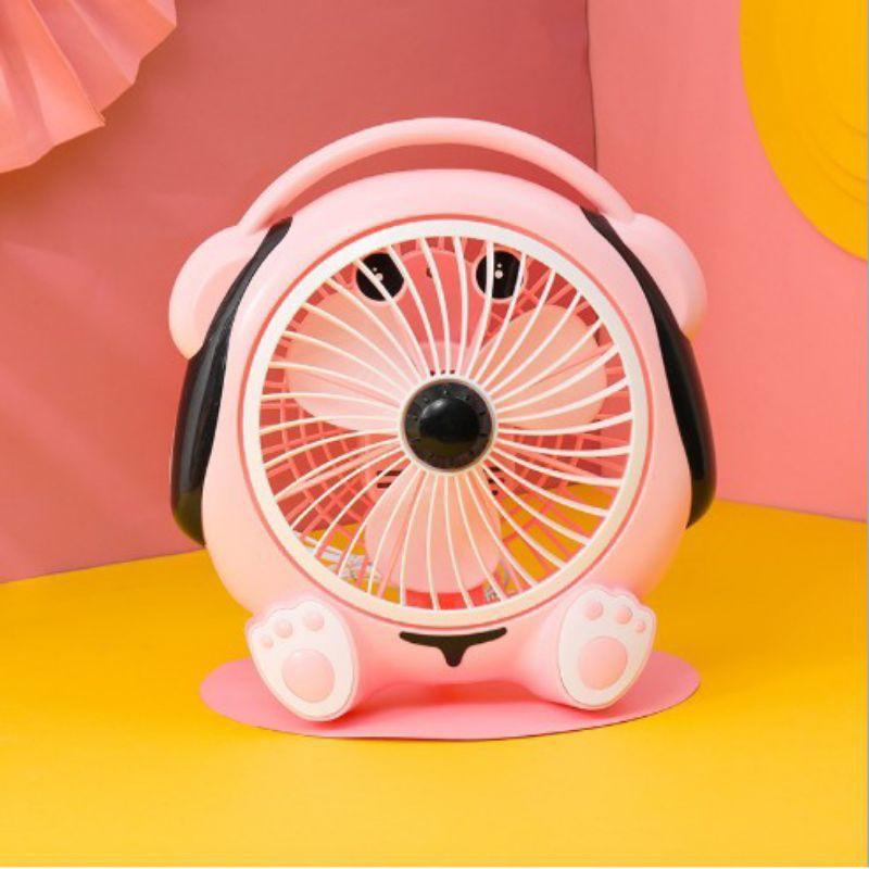 Quạt bàn mini cắm điện hạn chế ồn hình thú ngộ nghĩnh an toàn nhỏ gọn có bảo hành - giao hàng ngẫu nhiên - Hàng Chất Lượng