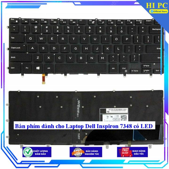 Bàn phím dành cho Laptop Dell Inspiron 7348 có LED - Hàng Nhập Khẩu