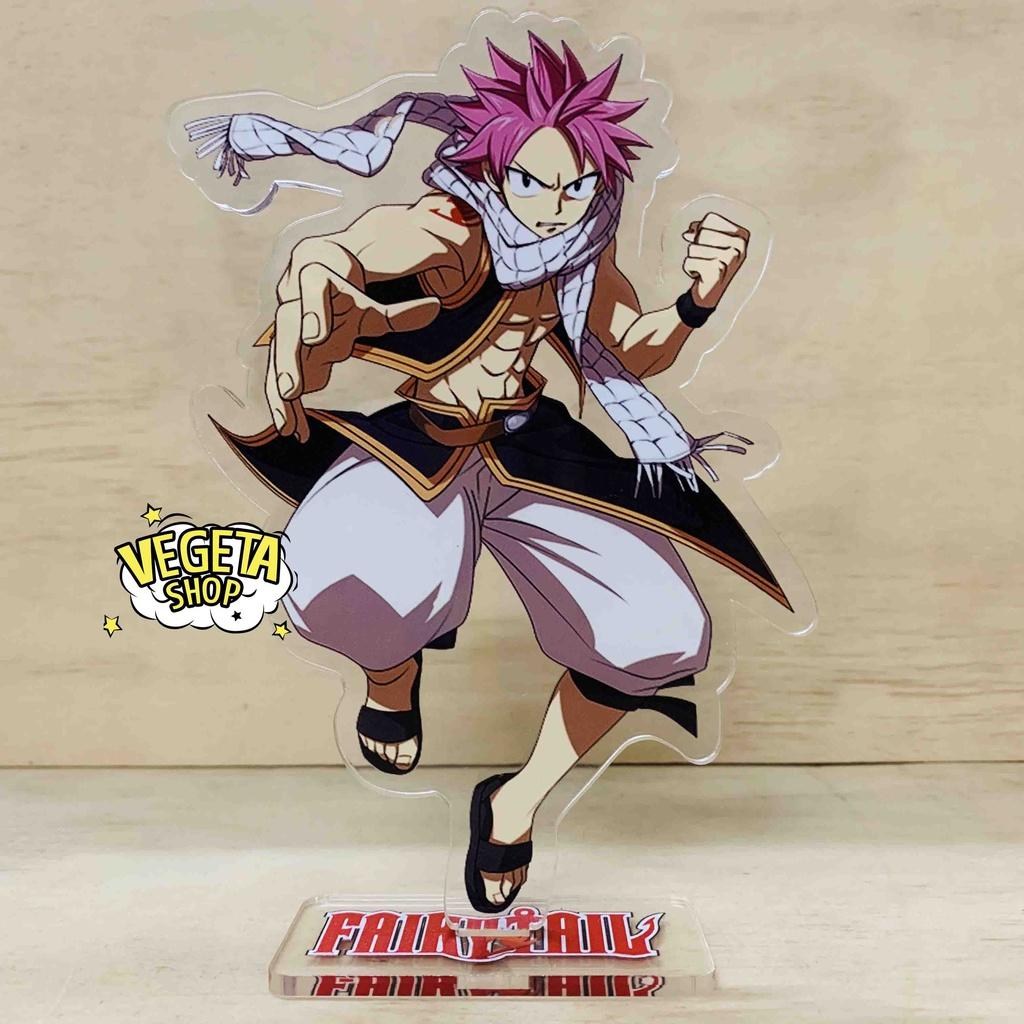 Mô Hình Tượng Standee Acrylic Mica 2 mặt - Fairy Tail - Natsu Happy Lucy Gray Erza Wendy Carla Juvia Gajeel Lily Mirajan